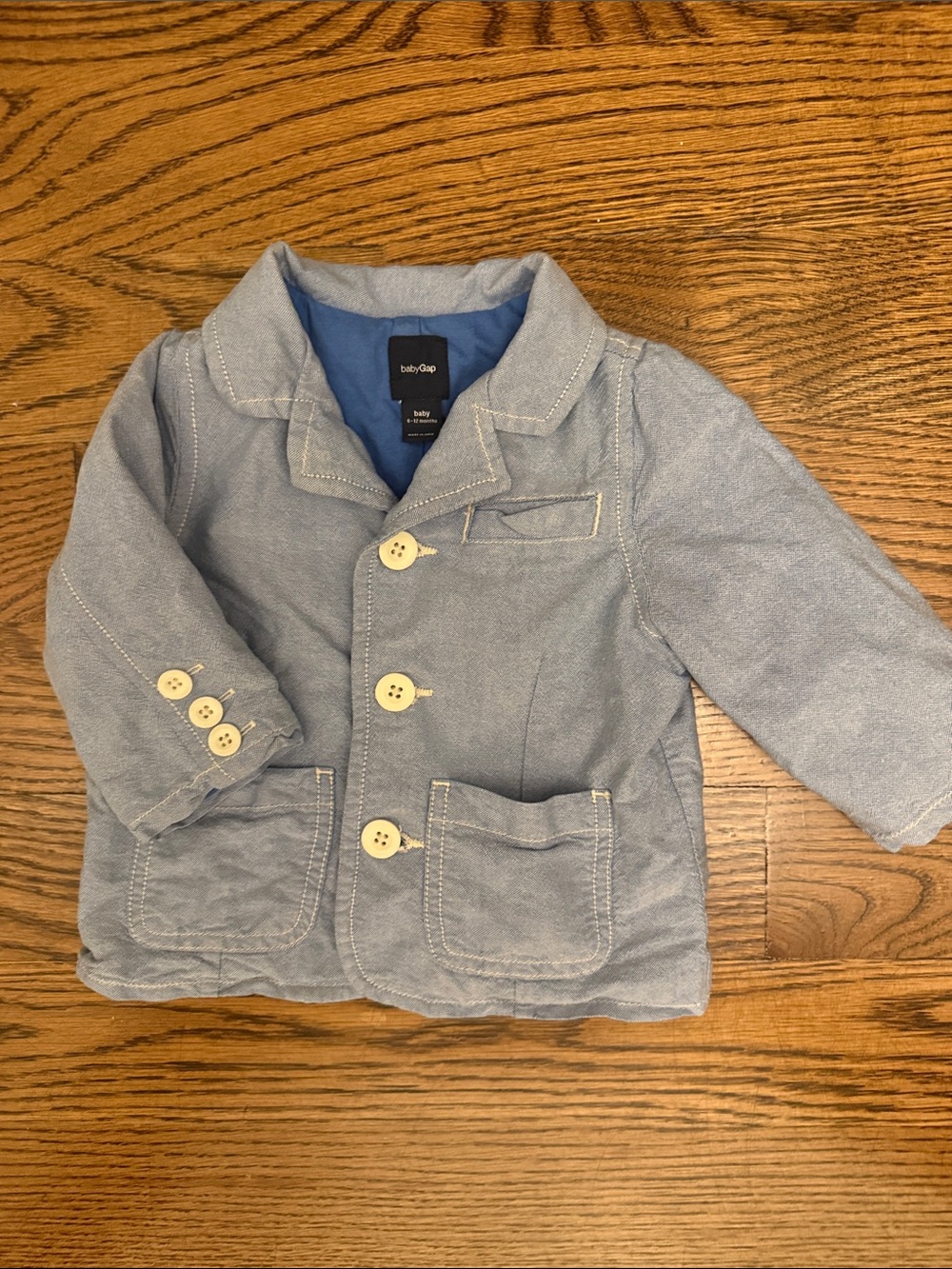 GAP Baby Blue Toddler Blazer Jacket